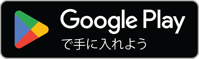 İthalat yeniden satış Altında Japonca metin bulunan sınır ötesi EC Google Play logosu. Logonun renkli üçgen bir oynatma düğmesi vardır.